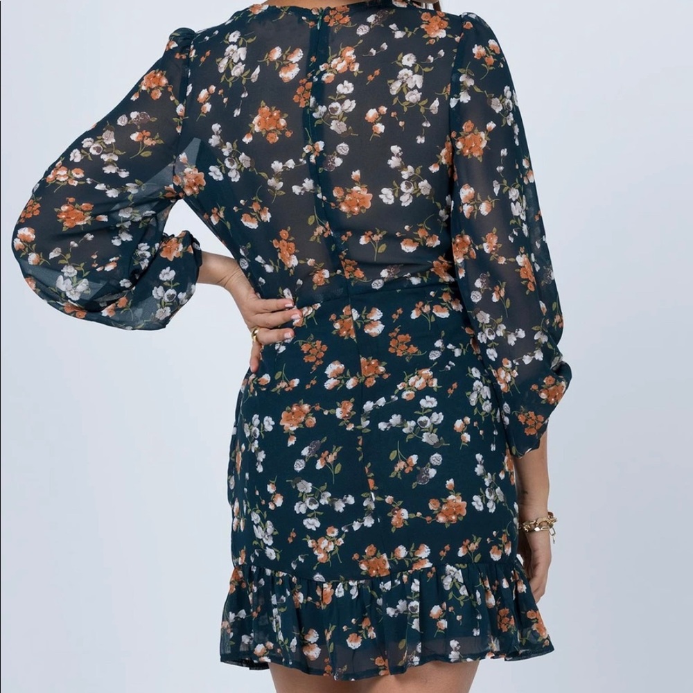 Princess Polly | Meral mini dress teal - Picture 4 of 6